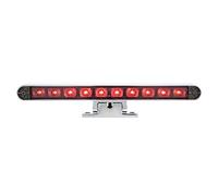 United Pacific 10 LED Dual Function 3rd Brake Light w/Chrome Swivel Pedestal Base - Red LED/Clear Len
