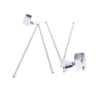 United Pacific 70203 Chrome Curb Feelers, Universal Fitment, Helps to Prevent Curb Damage, Curb Whiskers, Avoid Damaging Wheels - ONE Set (Pack of 2)