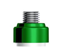 United Pacific 71063 M30X3.5 Thread-On Diecast Gearshift Adapter w/LED Mount for Eaton Fuller 9/10 Speed, CNC Machined - Green - One Unit