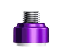 United Pacific 71068 M30X3.5 Thread-On Diecast Gearshift Adapter w/LED Mount for Eaton Fuller 9/10 Speed, CNC Machined - Purple - One Unit