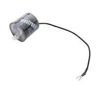 United Pacific Heavy Duty 12-Volt LED Flasher, 2 Terminals, 18 Gauge Insulated Ground Wire, 2-Pin LED Flasher, Plastic Body - 1 Unit (Part No. 90650)