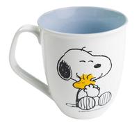 United Labels The Peanuts Mug Snoopy 280 ml, Blue White, Ceramic Coffee Cup