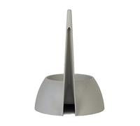 United Pets Tail Dog Bowl, Medium, Light Grey