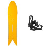 United Shapes - All-mountain Snowboard bindings - Snowboard Set Experiment 2024 for Men - Yellow Yellow M.L.XL.S