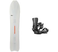 United Shapes - Freeride Snowboard - Snowboard Set Deep Reach 2024 - White White 156 cm.159 cm.162 cm.149 cm.153 cm