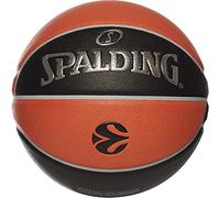 United Sports Unisex - Adult Spalding Euroleague Varsity TF-150 Sz7 Ball, Black/Orange, 7