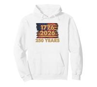 United States 250th Anniversary 1776 2026 Patriotic Pullover Hoodie