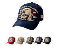 United States 250th Anniversary Cap, Patriotic Baseball Cap, Adjustable Retro Embroidered Hat for Men Women Gifts, Navy, One size