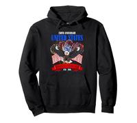 United States 250th Anniversary Eagle Fireworks Pride Pullover Hoodie