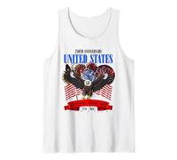 United States 250th Anniversary Eagle Fireworks Pride Tank Top