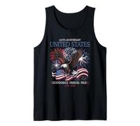 United States 250th Anniversary Eagle Fireworks Pride Tank Top