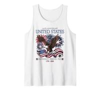 United States 250th Anniversary Eagle Fireworks Pride Tank Top