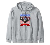 United States 250th Anniversary Eagle Fireworks Pride Zip Hoodie