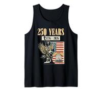 United States 250th Anniversary Eagle Liberty Bell Tank Top