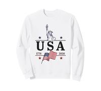 United States 250th Anniversary Map Star Circle 1776 Sweatshirt