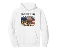 United States 250th Anniversary Revolutionary War 1776 2026 Pullover Hoodie
