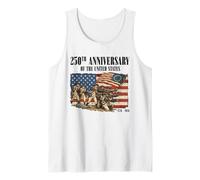 United States 250th Anniversary Revolutionary War 1776 2026 Tank Top