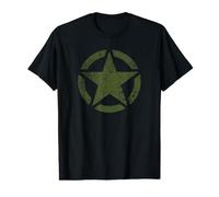 United States AIR Force Distressed Military Star Value Graphic T-Shirt