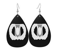 United states air force maintenance badge Leather Earrings, Clothing Decoration, Suitable For Festival Parties, Holidays And Daily Life