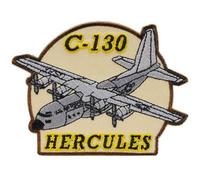 United States Air Force USAF C-130 Hercules Embroidered Patch, with Iron-On Adhesive