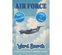 United States Air Force Word Search Puzzle Book: Word Search Puzzle Book