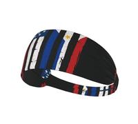 United States And Philippines Printing Double-Sided,Unisex Elastic Sports Headband,Ideal As A Gift For Sports-Loving Friends,Family