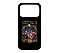United States Armed Forces Veteran Military Patriotic Design Case for iPhone 17 Pro