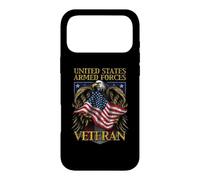 United States Armed Forces Veteran Military Patriotic Design Case for iPhone 17 Pro Max