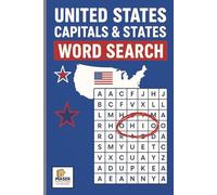 United States Capitals & States Word Search: 110+ U.S. themed pages with 50+ puzzles