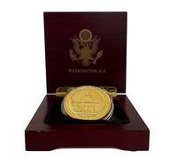 United States Capitol Coin in Wood Box