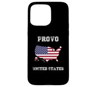 United States Distressed Flag Provo Pride Case for iPhone 15 Pro Max