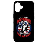 United States Firefighter We Run Towards The Flames Case for iPhone 16