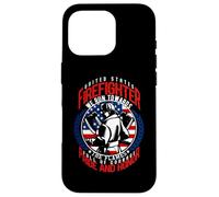 United States Firefighter We Run Towards The Flames Case for iPhone 16 Pro