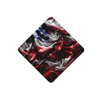 United States flag 4 Pcs Car Air Freshener Cards, Hanging Disposable Card Fresheners for Vehicles, Lavender Scented