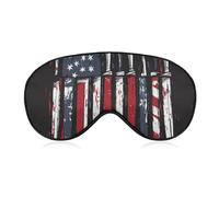 United States Flag Cooking Knives Comfortable Sleep Eye Mask Soft Covers for Sleeping with Adjustable Strap