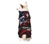 United States Flag Dog Hoodie â€“ Soft & Breathable Polyester Pet Clothes for Small, Medium, and Large Dogs