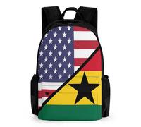 United States Ghana Flag Fashion Backpack Cute Mini Bag Daypack Unisex