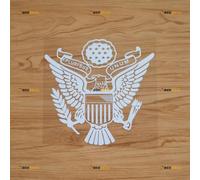 United States Great Seal Sticker Decal Vinyl American - White 20.3cm - for Car Boat Laptop Cup No Background Die-Cut 0212a5