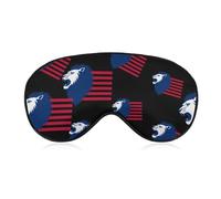 United States Lion Flag Blackout Sleep Mask for Side Sleeper Soft Covers for Travel Essentials Nap