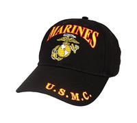 United States Marine Corps Cap | Perfect for Everyday, Comfortable | Baseball Cap for Men Women Official Licensed, Navy Blue, One size