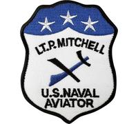 United States Naval Aviator Patch Maverick Embroidered Badge Iron On or Sew On Clothes Denim Jeans Jacket Bag Navy Air Force Pilot Fancy Dress Costume
