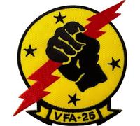 United States Navy Fighter Squadron 25 Iron Sew On Patch VFA-25 Embroidery Badge