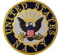 United States Navy Patch Iron Sew On Clothes USA US Military Embroidered Badge