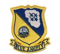 United States Navy USN Blue Angels Flying Embroidered Patch, with Iron-On Adhesive