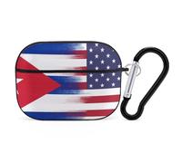United States of America And Cuba Flag Earphone Shell Compatible with AirPod Pro Black-style