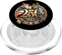UNITED STATES OF AMERICA ANNIVERSARY Patriotic Design PopSockets PopGrip for MagSafe