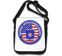 United States of America Central Intelligence Agency Shoulder Bag White
