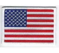 United States of America Flag Embroidered Patch USA - Iron-On or Sew - (Standard)