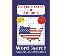 United States of America Word Search Puzzle Book: Word searches with easy to read print about United States of America, Landmarks, USA and more | 6X9 ... for vacations, back to school and free times