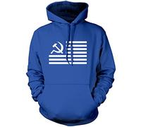 United States of Russia America Unisex Hoodie - Blue XX-Large